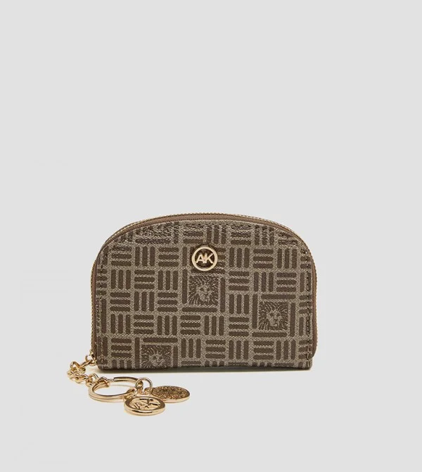 آن كلاين حافظة بطاقات بسحاب بنقوش آن كلاين